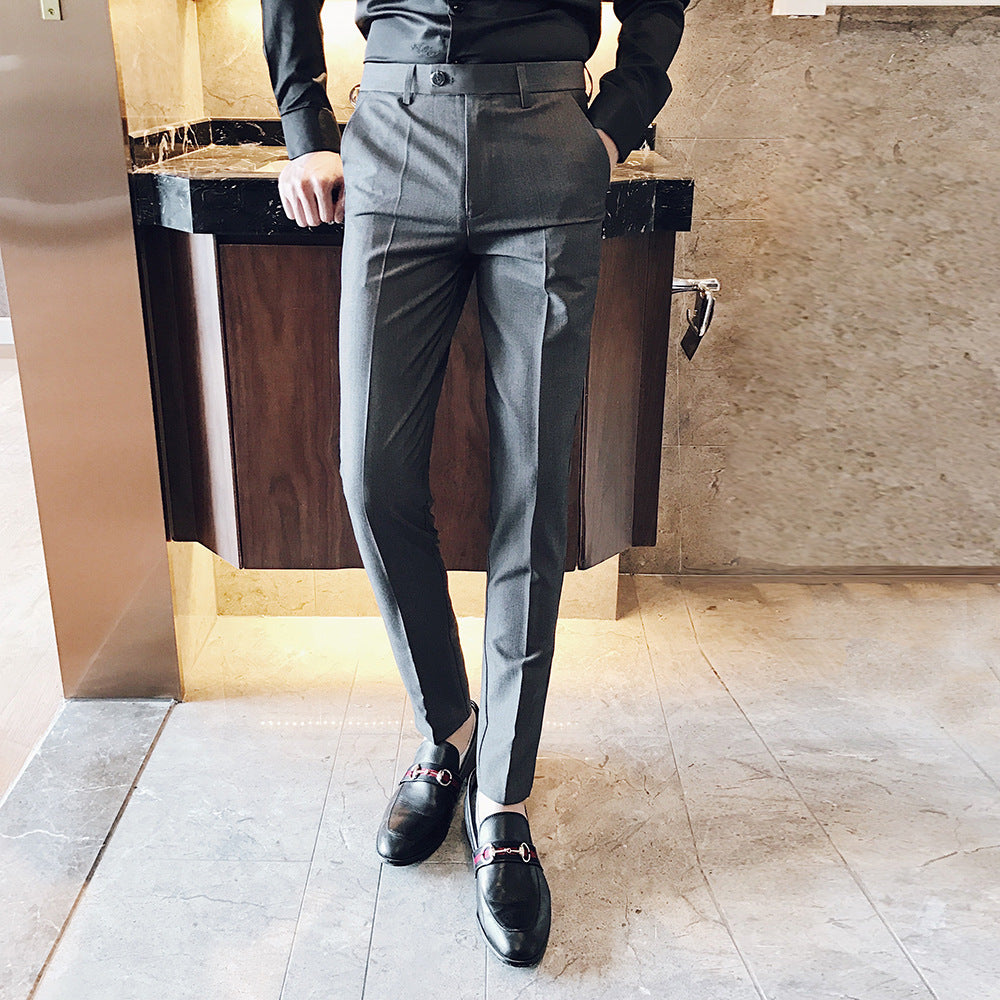 Herren Elegante Anzughose mit schmalem Schnitt und hochwertiger Verarbeitung R&B