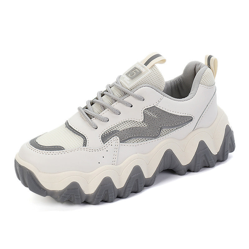 Damen Chunky Sneakers mit rutschfester Sohle und atmungsaktivem Obermaterial R&B