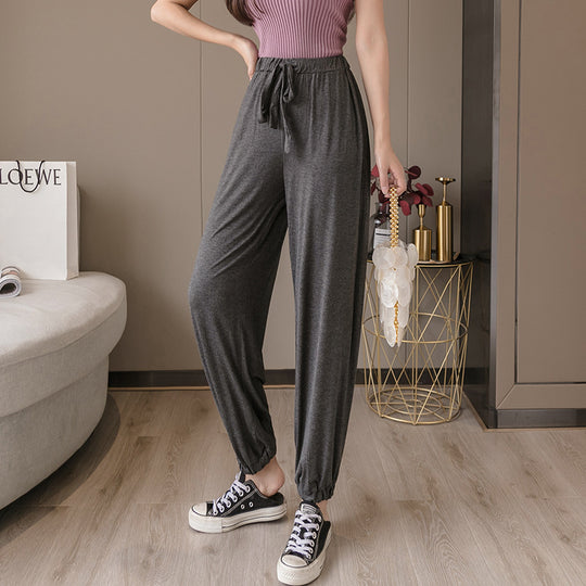 Damen Bequeme Relax-Hose mit Kordelzug R&B
