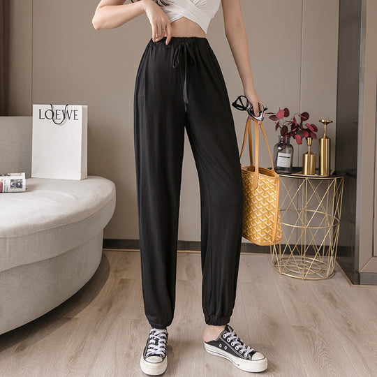 Damen Bequeme Relax-Hose mit Kordelzug R&B