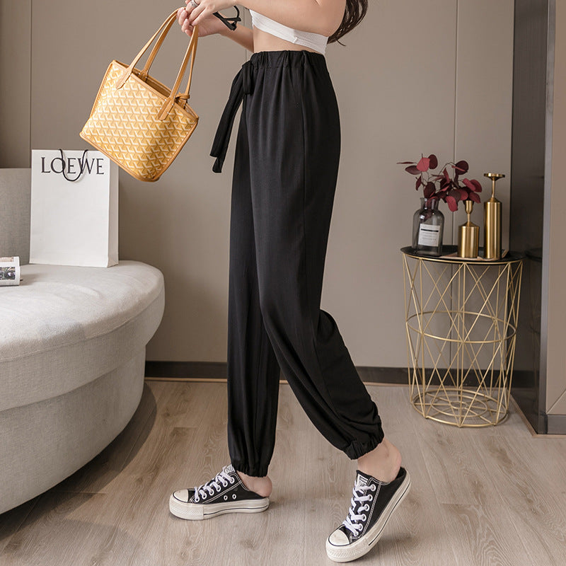 Damen Bequeme Relax-Hose mit Kordelzug R&B