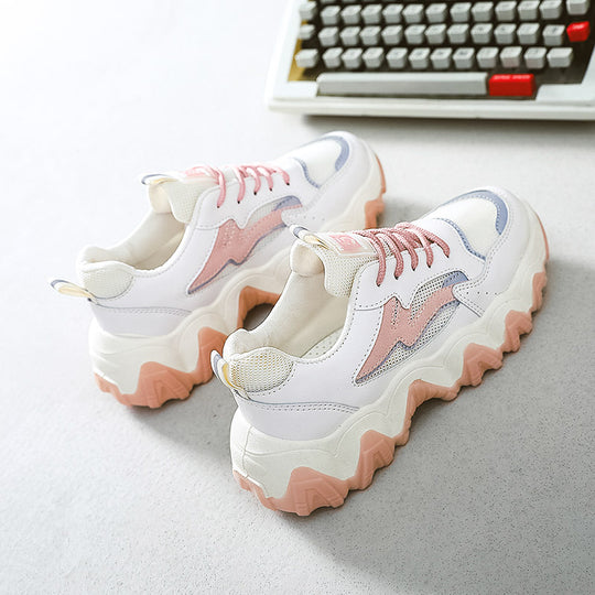 Damen Chunky Sneakers mit rutschfester Sohle und atmungsaktivem Obermaterial R&B
