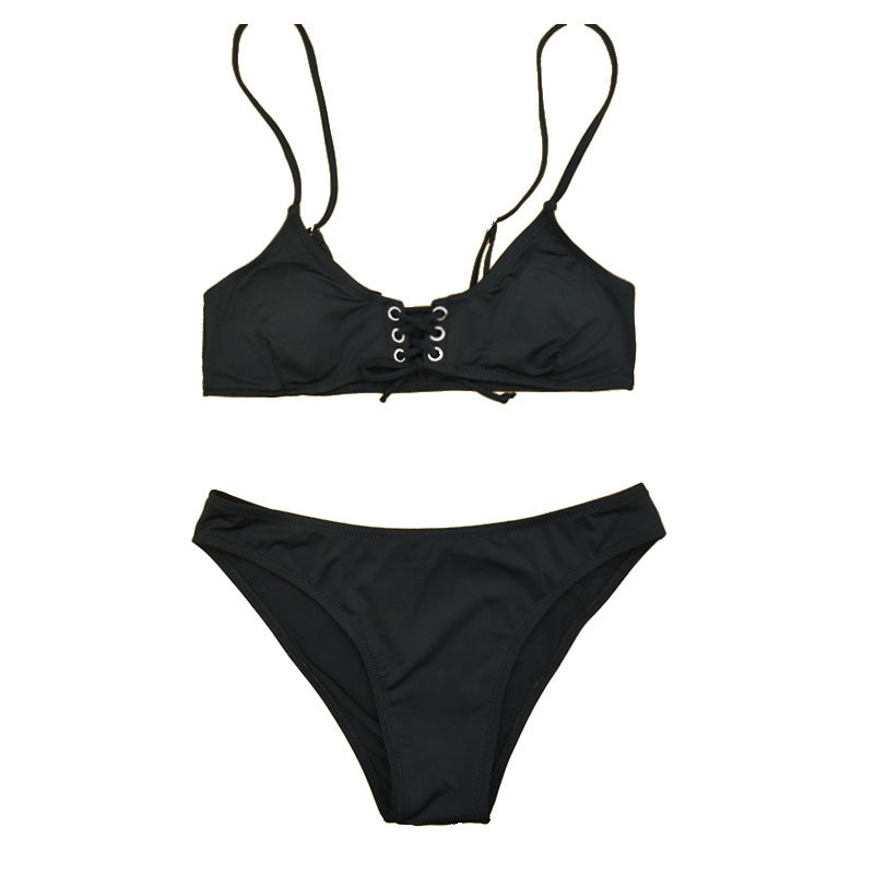Damen Bikini mit raffiniertem Schnür-Design R&B