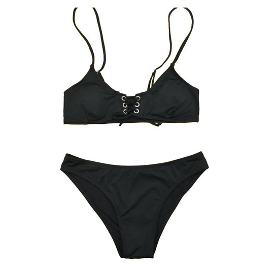 Damen Bikini mit raffiniertem Schnür-Design R&B