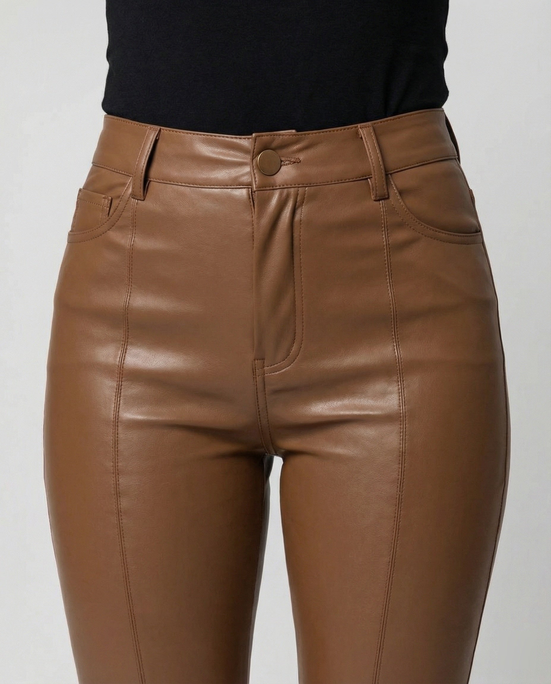 Damen Yogahose mit hohem Bund