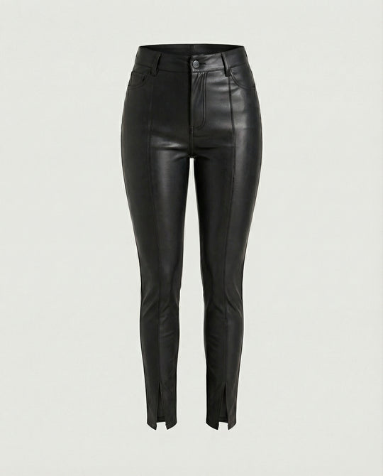 Damen Yogahose mit hohem Bund