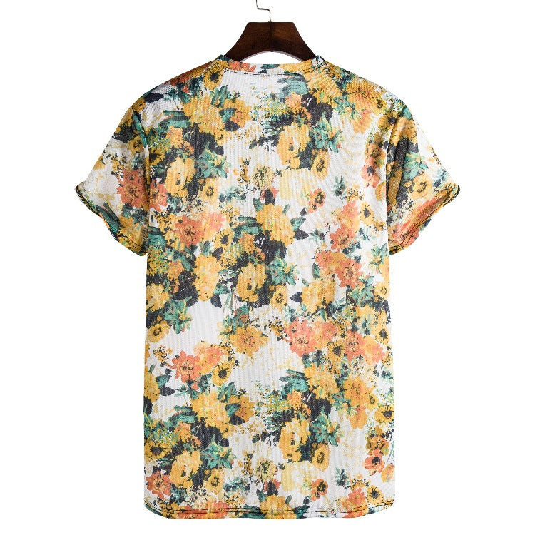 Damen T-Shirt mit kreativem, ethnischem Druck