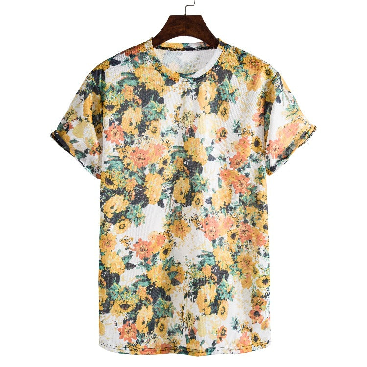Damen T-Shirt mit kreativem, ethnischem Druck