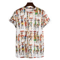 Damen T-Shirt mit kreativem, ethnischem Druck