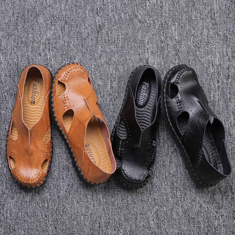 Damen Komfortable Slip-On Sandalen mit atmungsaktiver Oberseite R&B