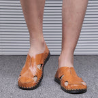 Damen Komfortable Slip-On Sandalen mit atmungsaktiver Oberseite R&B