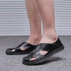 Damen Komfortable Slip-On Sandalen mit atmungsaktiver Oberseite R&B