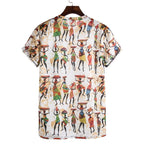 Damen T-Shirt mit kreativem, ethnischem Druck