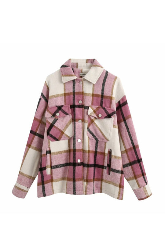 R&B | Locker Tweed Karoshemd Mantel