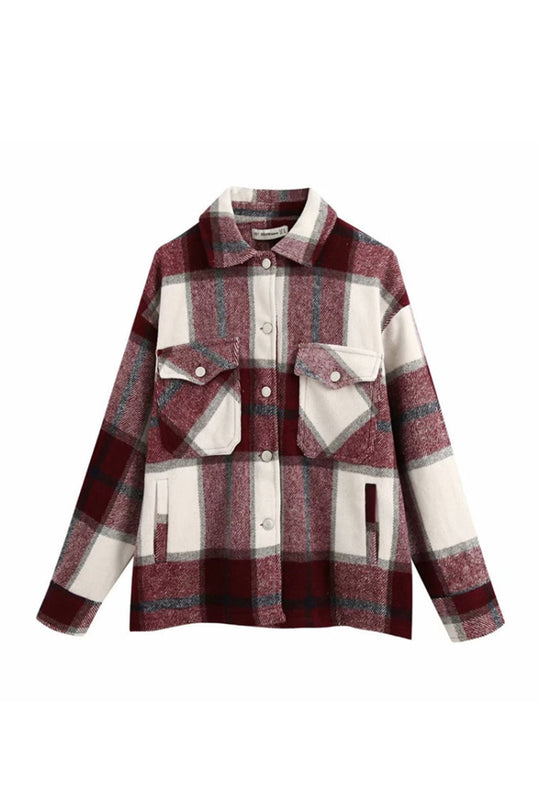 R&B | Locker Tweed Karoshemd Mantel