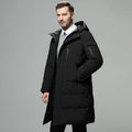R&B | Gefütterte Herrenjacke mit abnehmbarer Kapuze