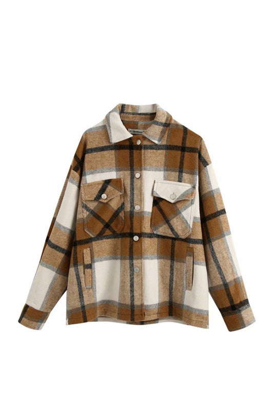R&B | Locker Tweed Karoshemd Mantel