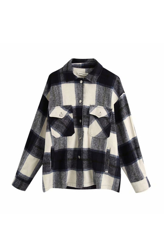 R&B | Locker Tweed Karoshemd Mantel