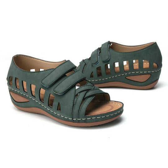 Damen Komfortsandalen mit atmungsaktivem Netzdesign und verstellbaren Riemen R&B