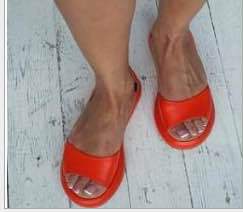 Damen offene Zehentrenner-Sandalen mit ergonomischem Fußbett R&B