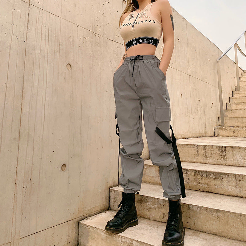 Damen moderne Cargo-Hosen R&B