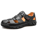 Herren Sandalen mit atmungsaktivem Leder R&B