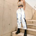Damen moderne Cargo-Hosen R&B