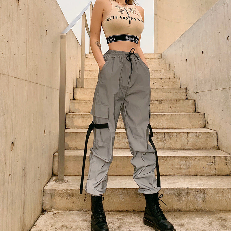 Damen moderne Cargo-Hosen R&B