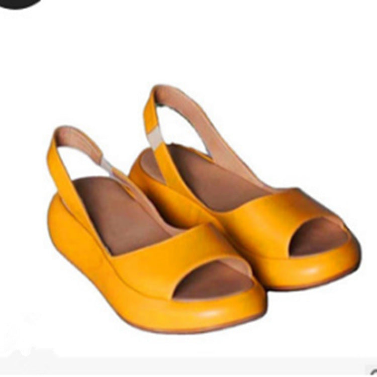 Damen offene Zehentrenner-Sandalen mit ergonomischem Fußbett R&B