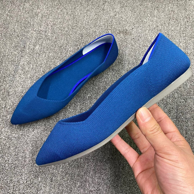 Damen Schicke Textil-Ballerinas mit modischem Mustermix R&B