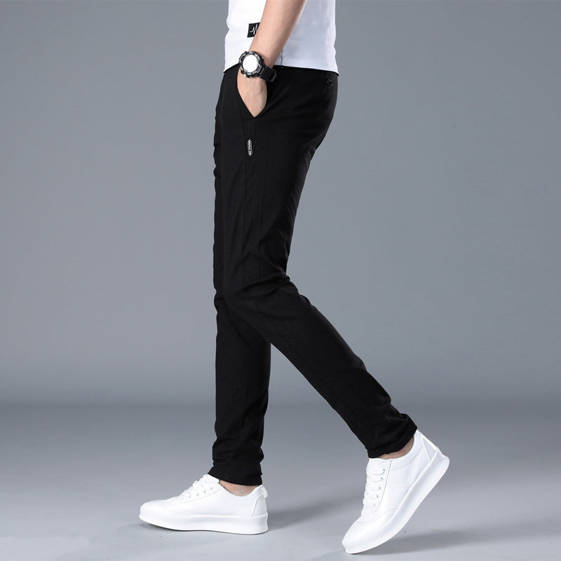 Herren modische Chino-Hose mit schmalem Schnitt und bequemer Passform R&B