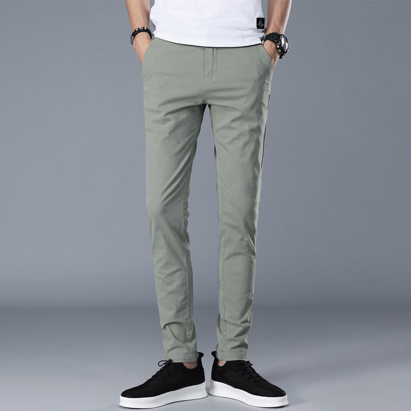 Herren modische Chino-Hose mit schmalem Schnitt und bequemer Passform R&B