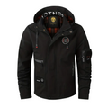 R&B | Herren Outdoorjacke waterproof mit Kapuze & kariertem Futter