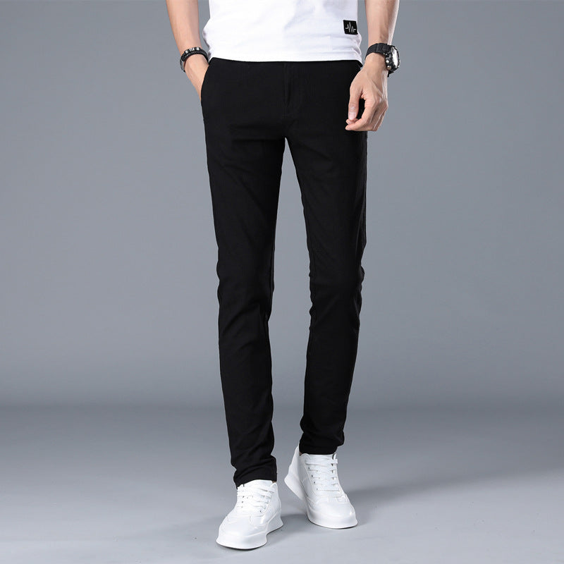 Herren modische Chino-Hose mit schmalem Schnitt und bequemer Passform R&B