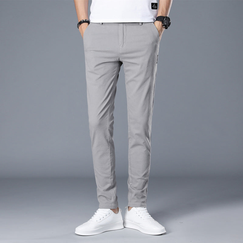 Herren modische Chino-Hose mit schmalem Schnitt und bequemer Passform R&B