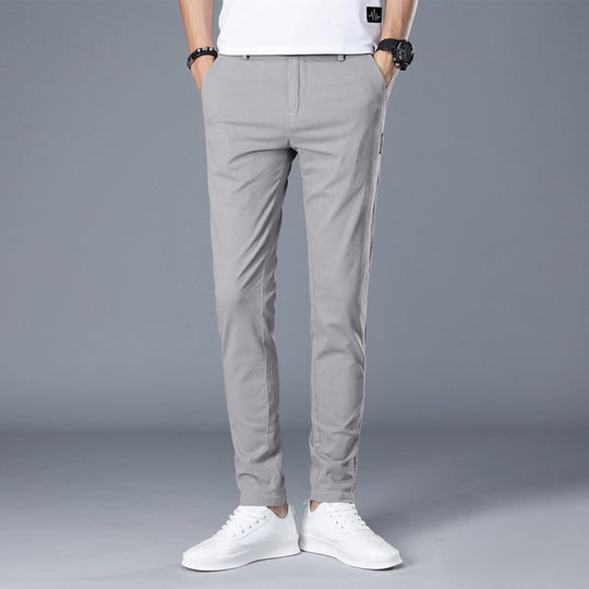 Herren modische Chino-Hose mit schmalem Schnitt und bequemer Passform R&B