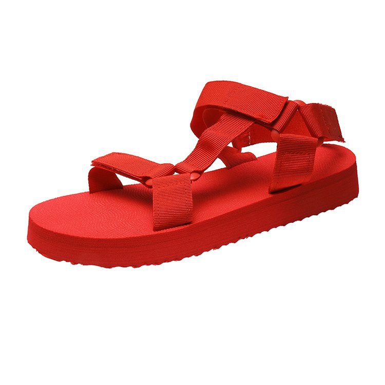 Damen Bequeme Riemensandalen mit verstellbaren Gurten R&B