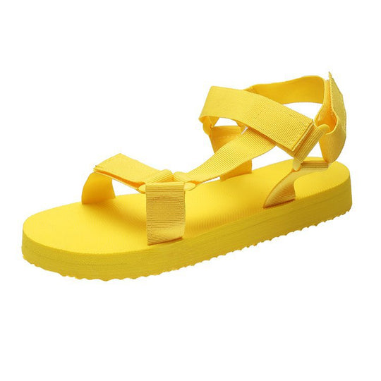 Damen Bequeme Riemensandalen mit verstellbaren Gurten R&B