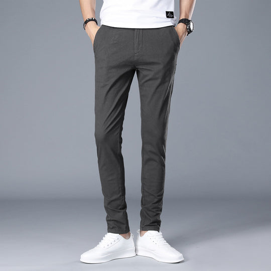 Herren modische Chino-Hose mit schmalem Schnitt und bequemer Passform R&B