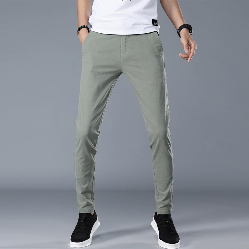 Herren modische Chino-Hose mit schmalem Schnitt und bequemer Passform R&B
