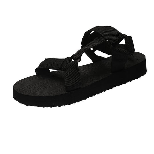 Damen Bequeme Riemensandalen mit verstellbaren Gurten R&B