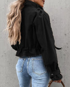 R&B | Kurze Übergangsjacke mit Taschen für Damen