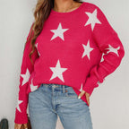 R&B | Sternstrickpullover Mit Verspieltem Muster