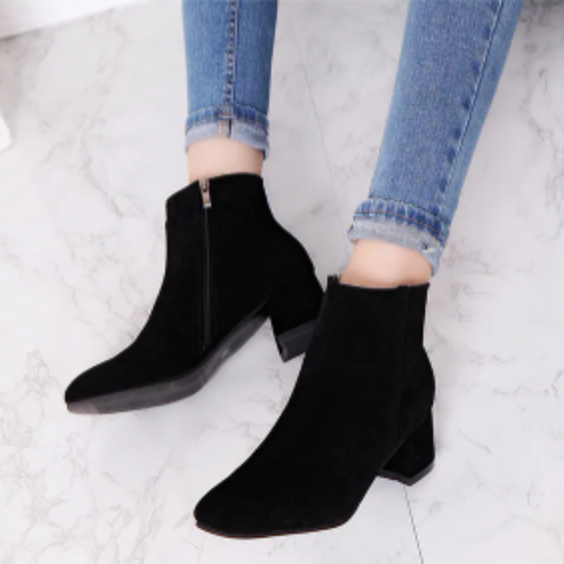 R&B | Moderne Wild Ankle Boots mit Bequemem Absatz Damen Ankle Boots