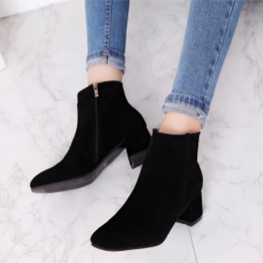 R&B | Moderne Wild Ankle Boots mit Bequemem Absatz Damen Ankle Boots