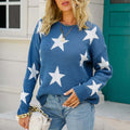 R&B | Sternstrickpullover Mit Verspieltem Muster