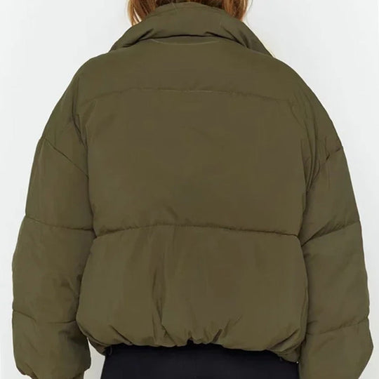 R&B | Kurze Pufferjacke mit Reißverschluss - Reißverschluss