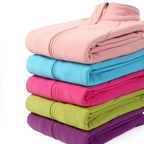 R&B | Fleecejacke Damen Reißverschluss-Fleece mit Stehkragen