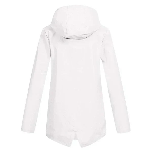 R&B | Trendy Damen Regenjacke mit Kapuze