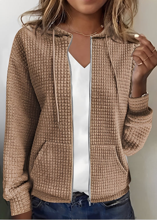 R&B | Stylischer Cardigan mit Kapuze und Taschen für Frauen